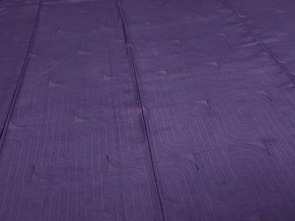 平和屋着物▽上質なお召　単衣　抽象文様　正絹　逸品　DAAW9228sf