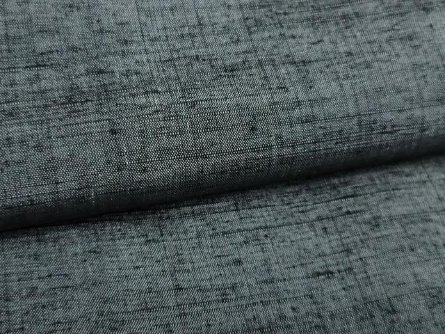 平和屋着物▽上質な紬 単衣 格子 正絹 逸品 DAAW9229sf