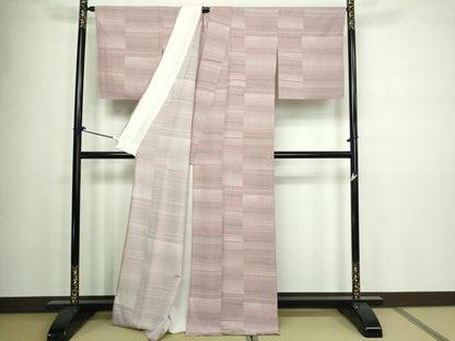 平和屋着物▽上質な小紋 単衣 古都の宴 反端付き 正絹 逸品 DAAW9231sf