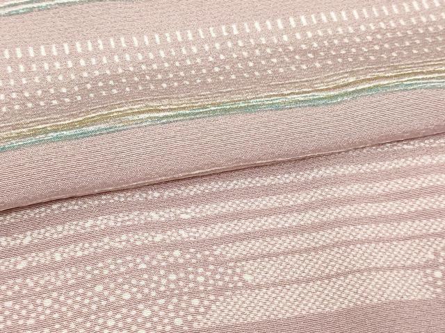 平和屋着物▽上質な小紋 単衣 古都の宴 反端付き 正絹 逸品 DAAW9231sf