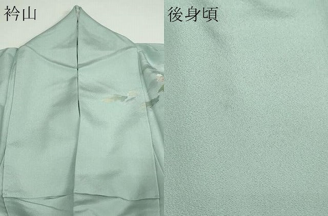 平和屋着物▽訪問着 単衣 花松文 正絹 逸品 DAAW9233sf
