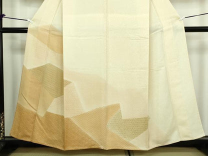 平和屋着物▽訪問着 単衣 吉祥花文 暈し染め 正絹 逸品 DAAW9235sf