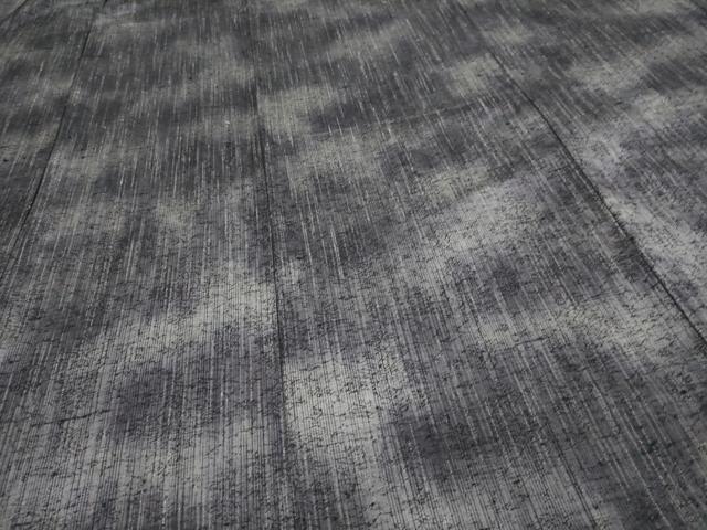 平和屋着物▽上質な紬　単衣　霞文　正絹　逸品　DAAW9236sf