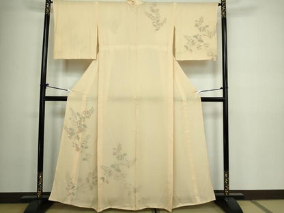 平和屋着物▽訪問着 無双 紗袷 紗×絽 辻が花 正絹 逸品 DAAW9243sf