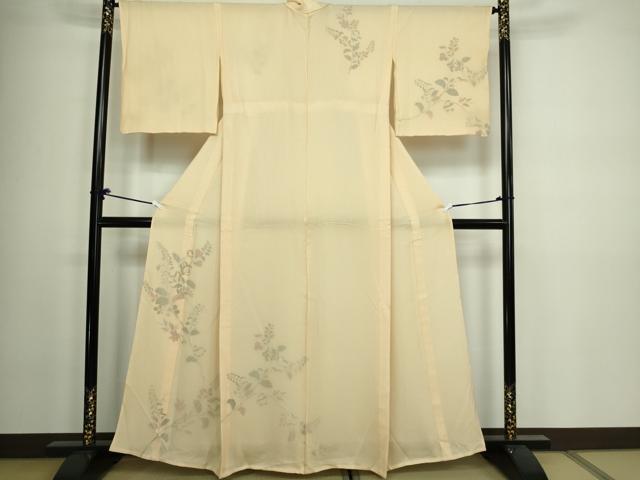 平和屋着物▽訪問着 無双 紗袷 紗×絽 辻が花 正絹 逸品 DAAW9243sf