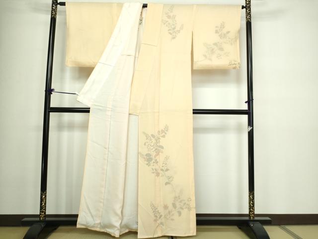 平和屋着物▽訪問着 無双 紗袷 紗×絽 辻が花 正絹 逸品 DAAW9243sf