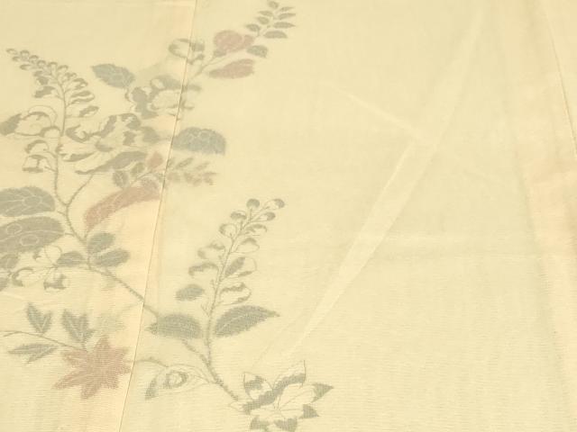 平和屋着物▽訪問着 無双 紗袷 紗×絽 辻が花 正絹 逸品 DAAW9243sf