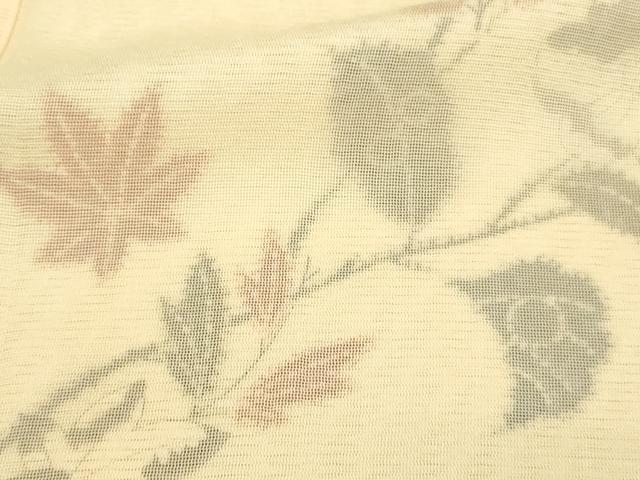 平和屋着物▽訪問着 無双 紗袷 紗×絽 辻が花 正絹 逸品 DAAW9243sf