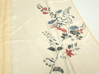平和屋着物▽訪問着 無双 紗袷 紗×絽 辻が花 正絹 逸品 DAAW9243sf