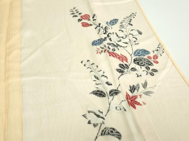 平和屋着物▽訪問着 無双 紗袷 紗×絽 辻が花 正絹 逸品 DAAW9243sf