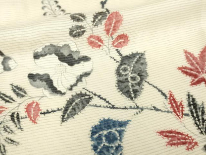 平和屋着物▽訪問着 無双 紗袷 紗×絽 辻が花 正絹 逸品 DAAW9243sf