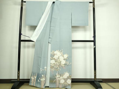 平和屋着物▽豪華色留袖 単衣 作家物 草花文 暈し染め 金彩 正絹 逸品 DAAW9246sf