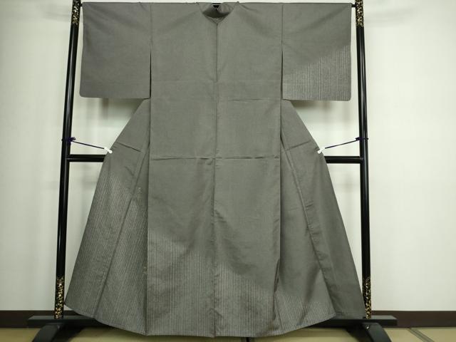 平和屋着物▽訪問着 本場染大島紬 単衣 刺繍 枝花文 正絹 逸品 DAAW9251sf