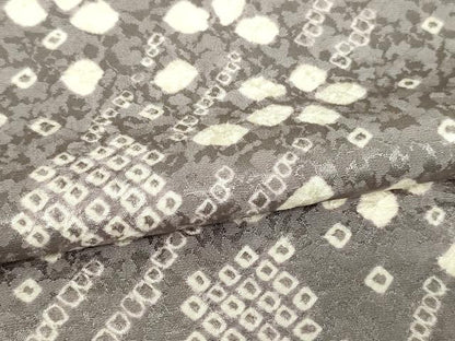 平和屋着物▽訪問着 単衣 絞り 舞花文 金彩 正絹 逸品 DAAW9253sf