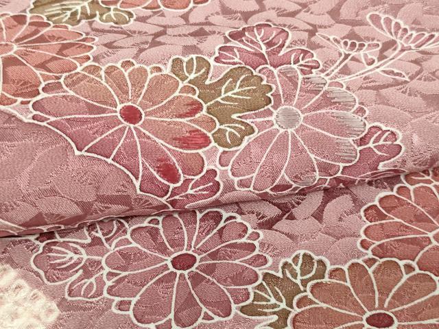 平和屋着物▽訪問着 単衣 絞り 草花文 正絹 逸品 DAAW9261sf