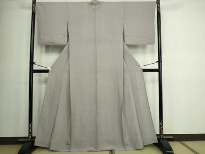 平和屋着物▽江戸小紋　単衣　鮫小紋柄　正絹　逸品　DAAW9264sf