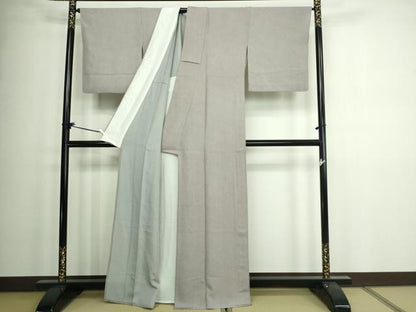 平和屋着物▽江戸小紋　単衣　鮫小紋柄　正絹　逸品　DAAW9264sf