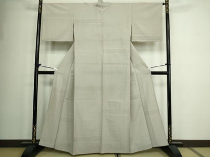 平和屋着物▽小紋 単衣 菱文 洗える着物 DAAW9270sf