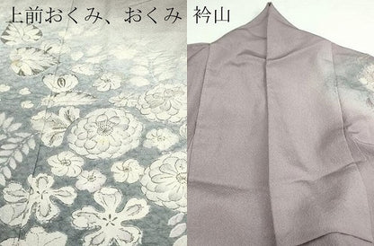平和屋着物▽訪問着 単衣 絞り 辻が花 暈し染め 正絹 逸品 DAAW9274sf