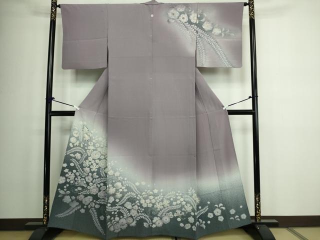 平和屋着物▽訪問着 単衣 絞り 辻が花 暈し染め 正絹 逸品 DAAW9274sf