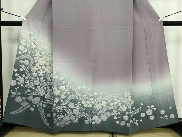 平和屋着物▽訪問着 単衣 絞り 辻が花 暈し染め 正絹 逸品 DAAW9274sf