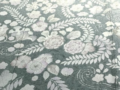 平和屋着物▽訪問着 単衣 絞り 辻が花 暈し染め 正絹 逸品 DAAW9274sf