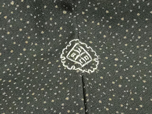 平和屋着物▽上質な小紋 単衣 霞文 正絹 逸品 DAAW9275sf
