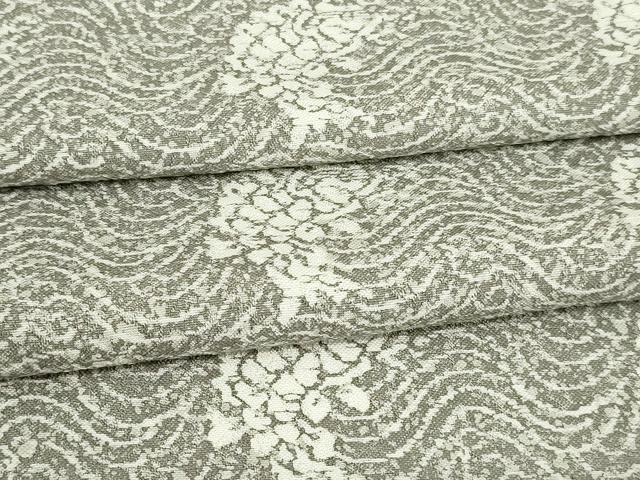 平和屋着物▽上質な小紋 単衣 荒磯 正絹 逸品 DAAW9278sf