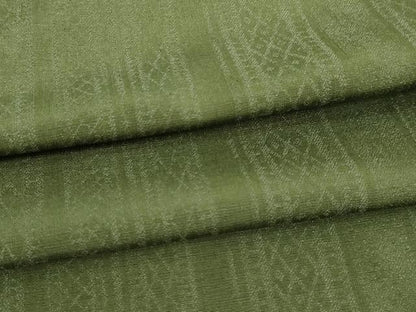 平和屋着物▽上質な紬 単衣 菱間道 正絹 逸品 未使用 DAAW9283sf