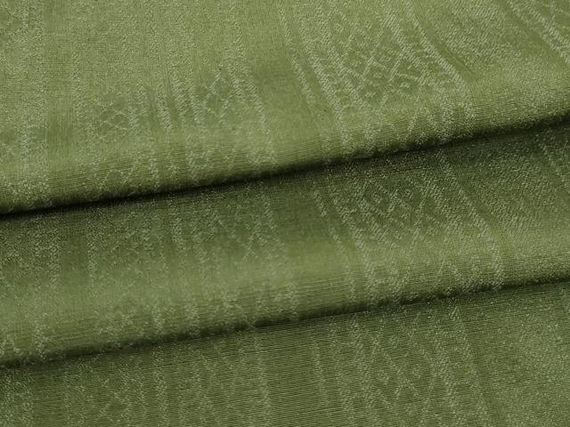 平和屋着物▽上質な紬 単衣 菱間道 正絹 逸品 未使用 DAAW9283sf