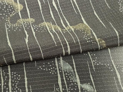 平和屋着物▽訪問着 単衣 霞文 暈し染め 金彩 正絹 逸品 DAAW9290sf