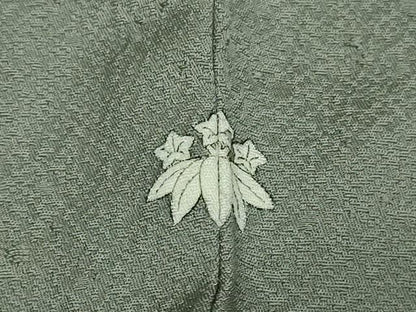 平和屋着物▽訪問着 単衣 作家物 手描き 草花文 暈し染め 正絹 逸品 DAAW9348sf