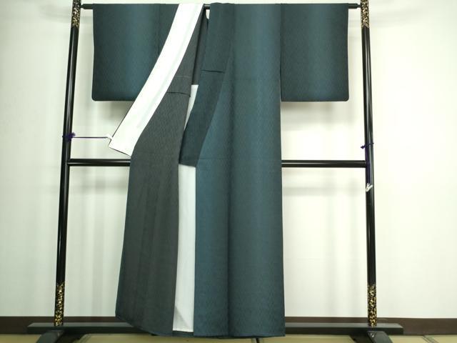 平和屋着物▽上質な小紋 単衣 変わり間道 正絹 逸品 DAAW9361sf