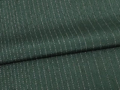 平和屋着物▽上質なお召 単衣 縞 正絹 逸品 DAAW9367sf