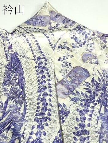 平和屋着物▽上質な小紋 単衣 文箱花文 金彩 正絹 逸品 DAAW9377sf