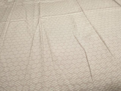 平和屋着物▽上質な小紋 単衣 青海波 正絹 逸品 未使用 DAAW9386sf