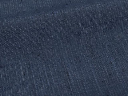 平和屋着物▽男性 紬 単衣 鉄紺色 正絹 逸品 DAAW9389sf