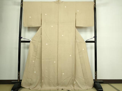 平和屋着物▽上質な小紋 単衣 蛍暈し 正絹 逸品 未使用 DAAW9392sf