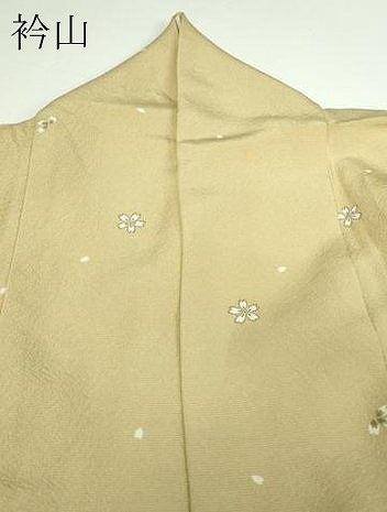 平和屋着物▽上質な小紋 単衣 舞桜文 正絹 逸品 DAAW9398sf