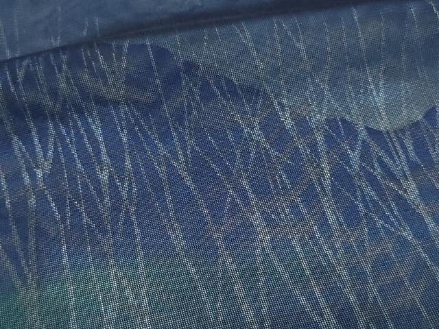 平和屋着物▽訪問着 無双 紗袷 紗×紗 風景文 暈し染め 正絹 逸品 DAAW9399sf