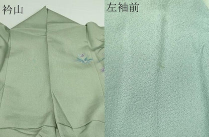 平和屋着物▽十日町友禅作家 関口遼一 訪問着 単衣 童子遊び 暈し染め 正絹 逸品 DAAW9403sf