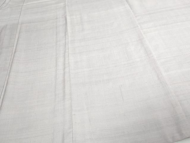 平和屋着物▽結城紬 単衣 白藤色 正絹 逸品 DAAW9408sf