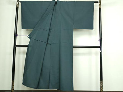 平和屋着物▽男性 小紋 単衣 変わり格子 交織 逸品 DAAW9415sf