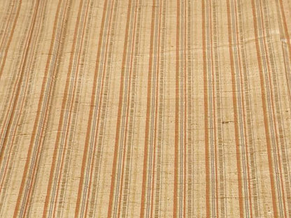 平和屋着物▽上質な紬 　単衣　間道 　正絹　逸品　未使用　DAAW9427sf