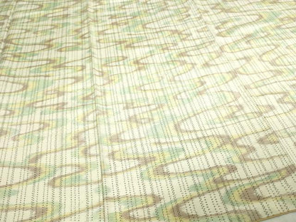 平和屋着物■上質な紬　霞文　正絹　逸品　DAAW9683sf