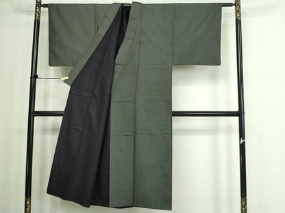 平和屋着物■男性　110亀甲　総詰め　正絹　逸品　DAAW9831sf