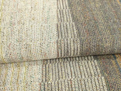 平和屋着物＊夏物　八寸名古屋帯　組織　抽象文様　金糸　正絹　逸品　DAAX0004cm