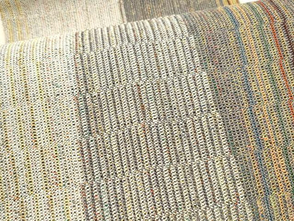 平和屋着物＊夏物　八寸名古屋帯　組織　抽象文様　金糸　正絹　逸品　DAAX0004cm