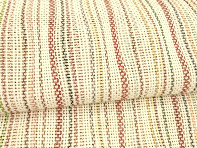 平和屋着物＊夏物 八寸名古屋帯 間道 正絹 逸品 DAAX0038cm
