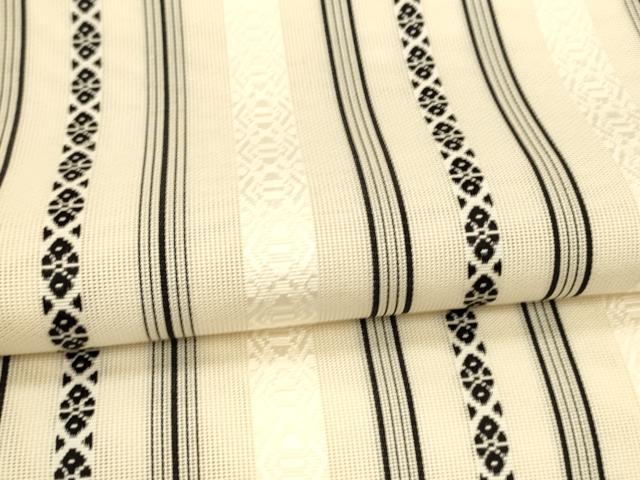 平和屋着物＊夏物 本場筑前博多織 八寸名古屋帯 紗献上 正絹 逸品 DAAX0045cm